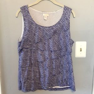 Chico’s Purple top with layers